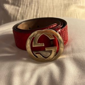 Vintage Orange GUCCI Belt